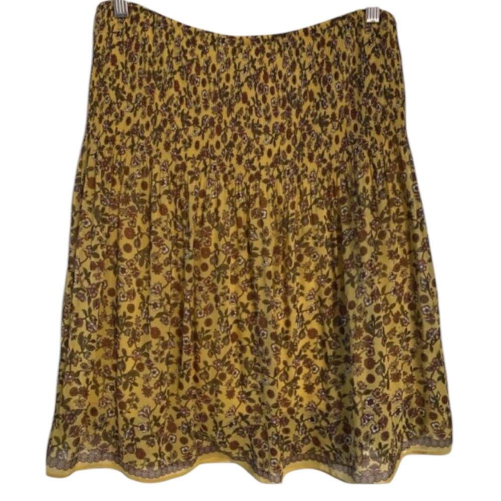 Max Studio Floral Print Skirt
